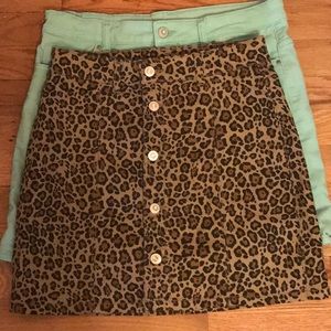 Denim Miniskirt